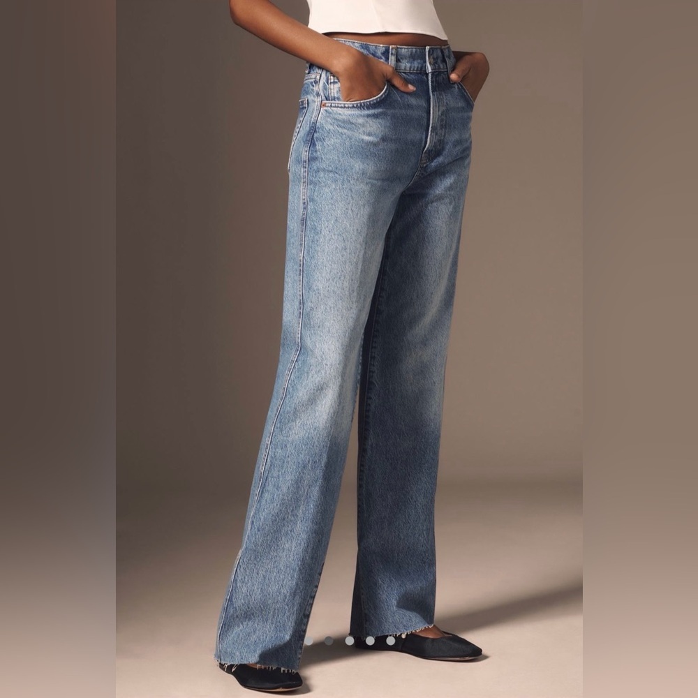 Reformation Val 90s Mid-Rise Straight-Leg Jeans NWT - Picture 2 of 9